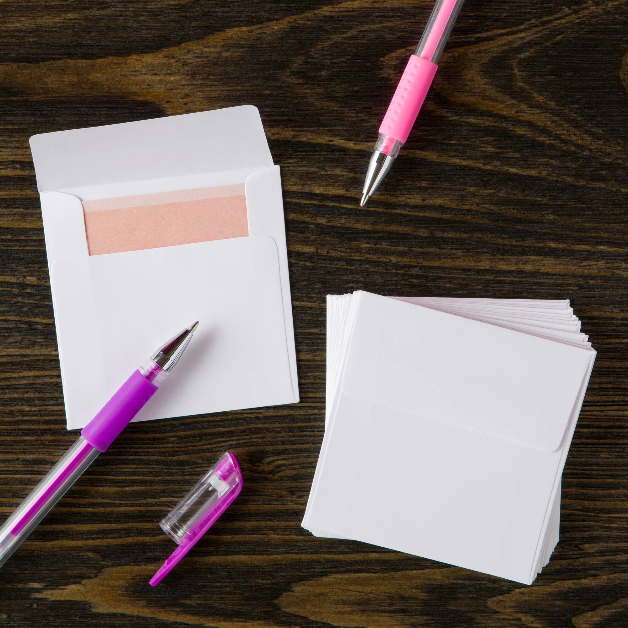 White Blank Envelopes by Recollections™, 3.25" x 3.25"